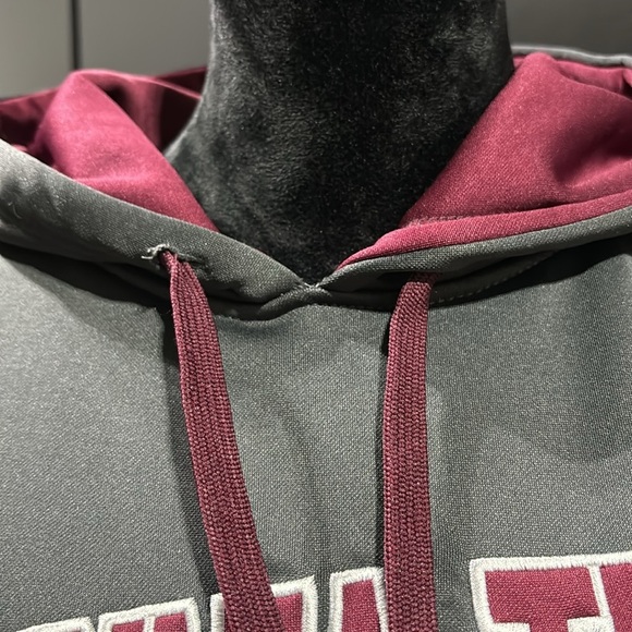 Majestic Black and Maroon Virginia Tech Hoodie - Picture 4 of 13